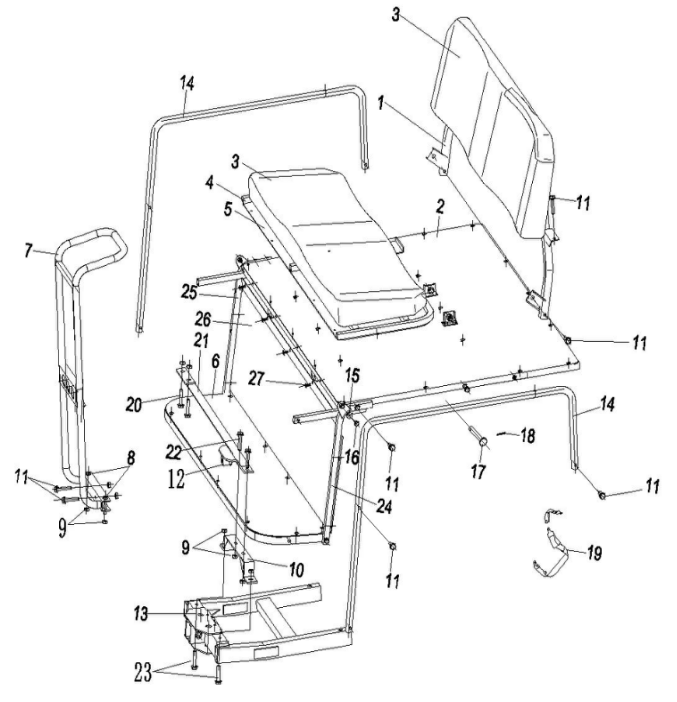 32 REAR SEAT ASSY