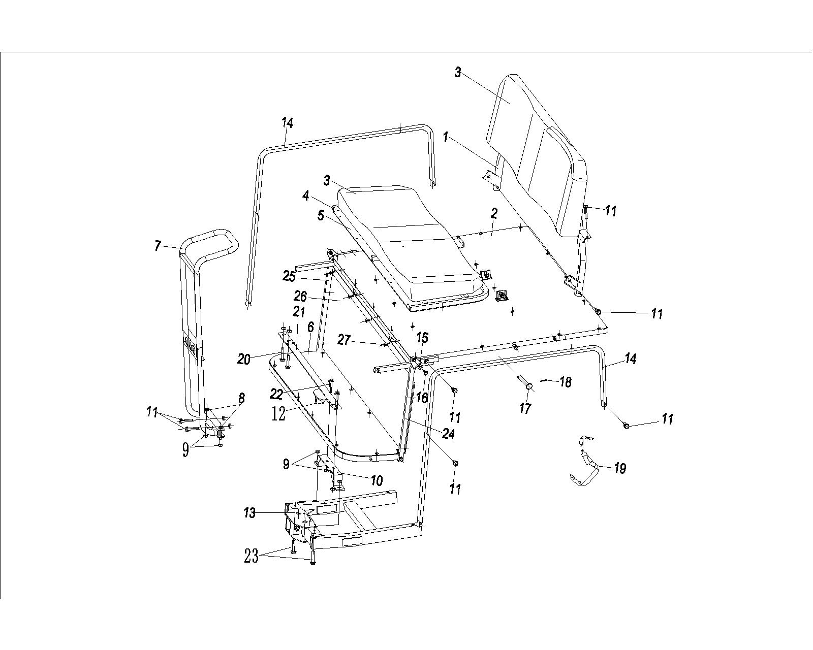 30 REAR SEAT ASSY
