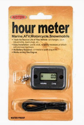 HOUR METER -  FITS ALL CROSSFIRE MOTORBIKES AND ATV'S 