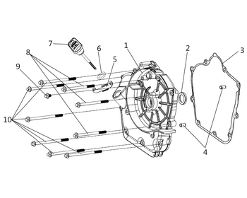 Crankcase Cover Assy ,Right