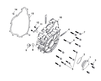 Left Crankcase Cover