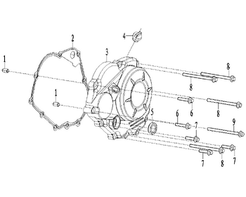 RIGHT CRANKCASE COVER