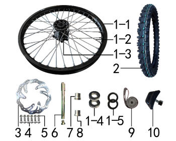 11 Front wheel