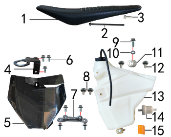 15 seat/tank