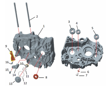 8 Engine cover assy & manifold