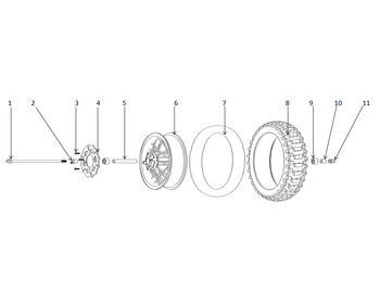 4 E-MD07 FRONT WHEEL&TIRE ASSY.