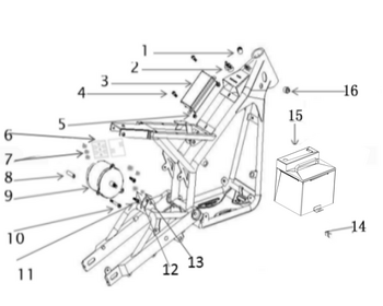 8 E-MD07 BATTERY/MOTOR/CONTROLLER/WIRING