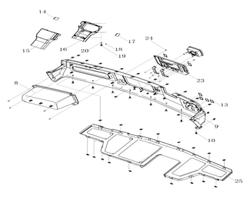 FENDERS (LONG BENCH SEAT, NEW FACE)