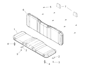 SEAT ASSY (LONG BENCH SEAT)