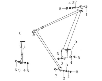 SAFETY BELT ASSY