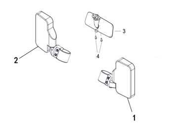 REAR VIEW MIRROR ASSY