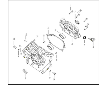 1 CRANKCASE ASSY