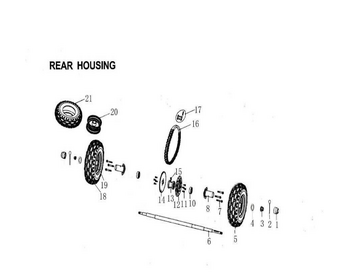 15 REAR HOUSING