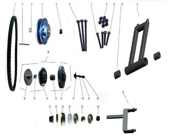 16 CLUTCH ASSY