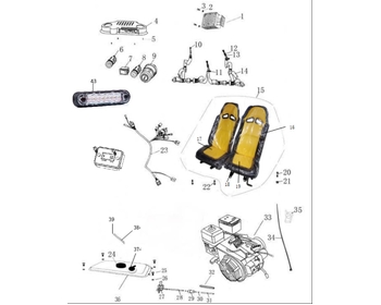 17 WIRE HARNESS/ELECTRICAL/SEAT/ENGINE