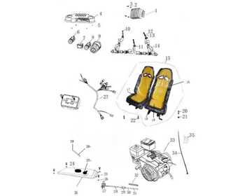 17 WIRE HARNESS/ELECTRICAL/SEAT/ENGINE