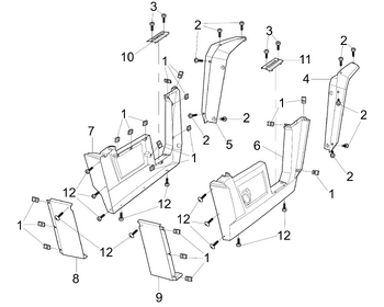6 SIDE COVER PARTS