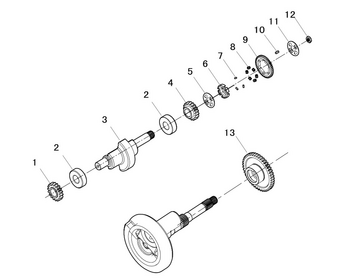 14 Balance shaft assembly