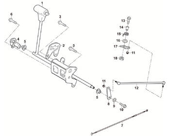 16 GEAR SHIFT ASSEMBLY