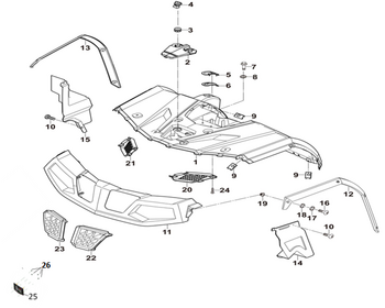 27 FRONT BODY PLASTICS