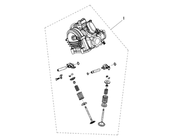 1 Cylinder head assembly
