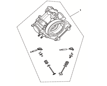 1 CYLINDER HEAD ASSY