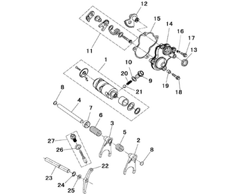 13 SHIFT CAM FORK