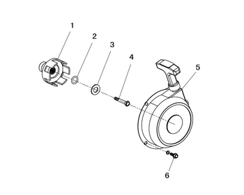 15 MANUAL STARTER ASSY