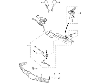 5 LEFT HANDLE BAR