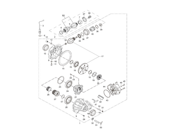13 TRANSMISSION CASE FRONT AXLE