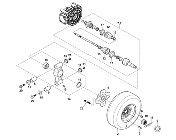 14 REAR WHEEL PART