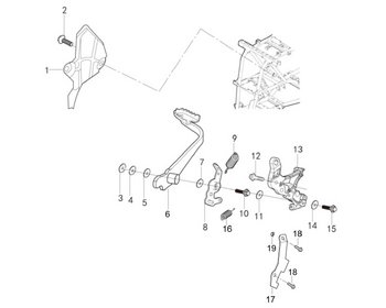 16 REAR BRAKE PART