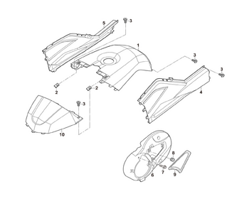 25 FUEL TANK COVER