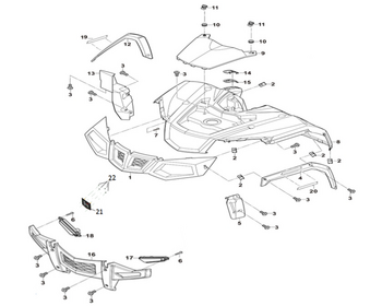 28 FRONT BODY PLASTICS