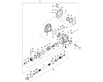 7 TRANSMISSION CASE, REAR AXLE