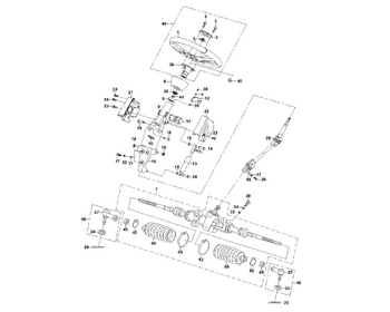 12 Power Steering wheel parts