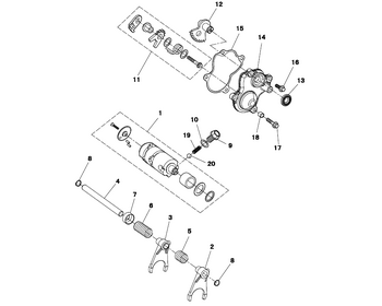 14 SHIFT CAM FORK