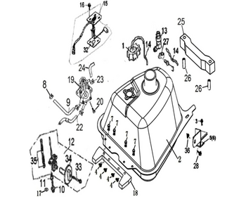 2 FUEL TANK IRON(FOR USA)