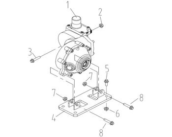 21 FRONT GEAR-BOX BRACKET