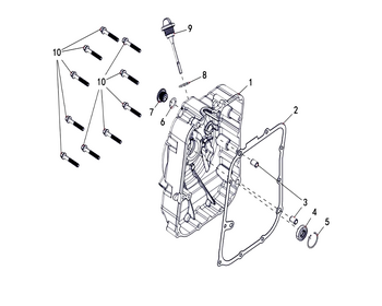 10 Right Crankcase Cover