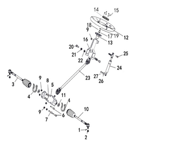 1 STEERING ASSY