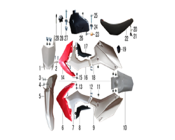 10 FAIRINGS SYSTEM