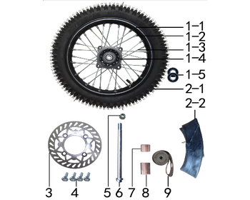 9 Wheel Front