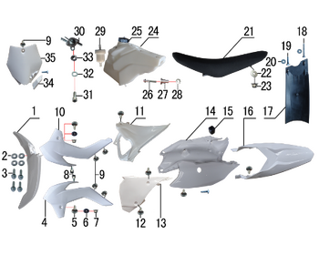 14 FAIRINGS SYSTEM