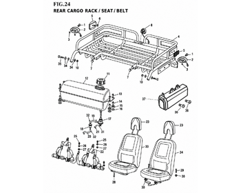 REAR CARGO BACK/SEAT/BELT