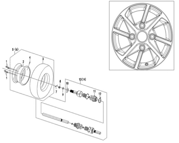 16 REAR WHEEL