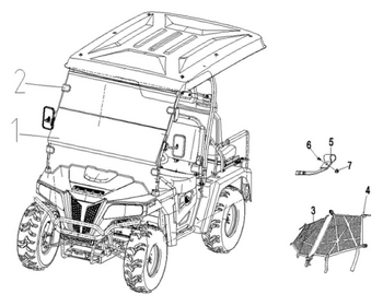 31 Windshield / Mesh Door