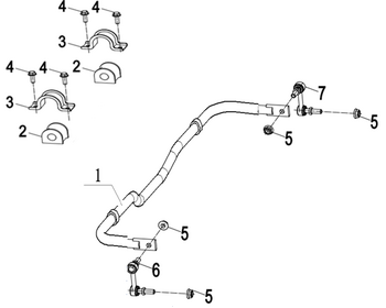 26 REAR STABILIZER BAR