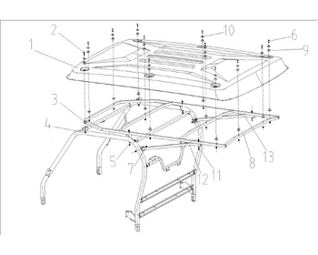 28 EXTENSION ROOF ASSY