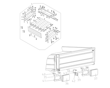 1 REAR CARGO BOX ASSY